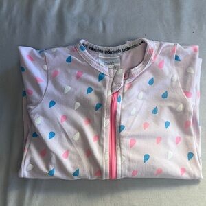 Under works - Magic Moments Convertible Pink Polka Dot Onesie Sleeper